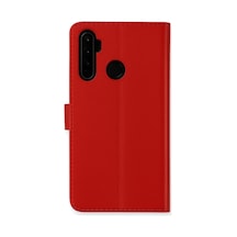 Newface - 372 - Realme 6i Kılıf Trend S Plus Kapaklı Kılıf - Kmrsfres - - Kırmızı
