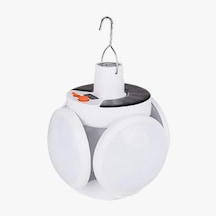 Petinka Kamp Feneri 5 Led 'li 3 Farklı Işık Modlu Güneş Enerjili Solar Aydınlatma Asılabilir Fener