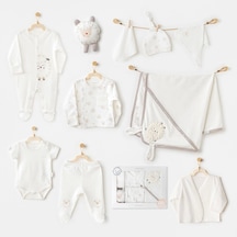 Andywawa Ac25561 Newborn Set Tinny Ships 10'lu Hastane Çıkışı Ekru Ekru