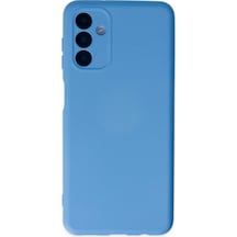 Samsung Galaxy A04s Kılıf Nano İçi Kadife Silikon - Mavi