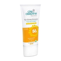 Cire Aseptine Yüz Güneş Koruyucu Kuru ve Normal Ciltler 50+SPF 50 ml