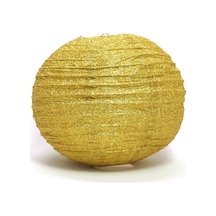 Japon Feneri Simli Gold 30 Cm