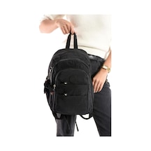 Baginn Kadın Sırt Çantası Çok Cepli 30 25 Cm Hafif Klinkır Kumaş Spor Seyahat Çantası Su İtici Kumaş Siyah Baginn Kadın Sırt Çantası Çok Cepli 30 25 Cm Hafif Klinkır Kumaş Spor Seyahat Çantası Su İtici Kumaş Siyah