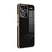 Xiaomi Redmi Note 13 Pro Plus Kılıf Volet Silikon - Siyah -