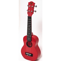 Valler Uk110 Krom Burgu Kırmızı Soprano Ukulele