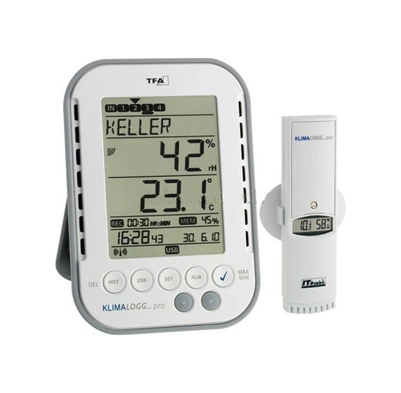 Tfa 30.3039 Klimalogg Pro Sıcaklık Ve Nem Kayıt Cihazı-78282