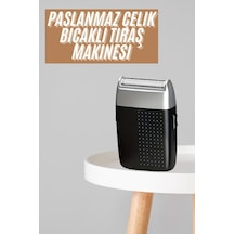 Günlük Sakal Tıraşına Uygun Tıraş Makinesi Elektrikli Şarj Edilebilir - Lisinya 5 Dk Hızlı Şarj