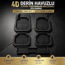Wöbermann Toyota Corolla Uyumlu 4d Premium Oto Paspas Takımı Kesilebilir Universal Yapı