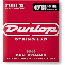 Jim Dunlop Dbhyn45125 Hybrid Nickel Bas Gitar Teli 45-125