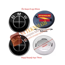 Bmw E39 Kaput Ve Bagaj Logo Fulsiyah-82mm78mm