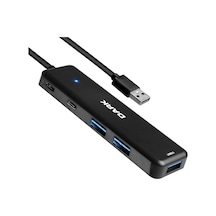 Dark Connect Master X5C USB3.2 Gen 1 Type-A 3 Port USB-A 1 Port Hub