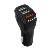 Omars Usb 3 Portlu Qualcomm Qc 3.0 Hızlı Araç Şarj Cihazı