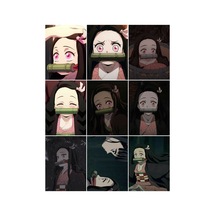 Nezuko Desenli Tasarım 9 Lu Fotokart Seti