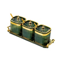 Suntek Magideal Ev Mutfağı Için Kapaklı Ve Kaşıklı Yeşil-3-ızgara