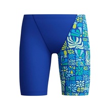 Speedo Print V-cut Jammer Erkek Yüzücü Mayosu mavi