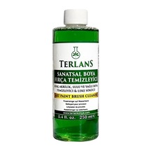 Sanatsal Boya Ve Fırça Temizleyici 250 Ml - Yağlı Ve Akrilik Boya Temizleyici - Brush Cleaner