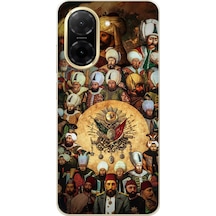 Redmi A5 Uyumlu Osmanlı Padişahları Baskılı Silikon Kılıf Renkli