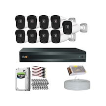 Rivo Dcam 9 Kameralı 40 Metre Gece Görüşlü Set 1tb 7/24 Hdd