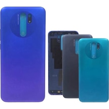Xiaomi Redmi 9 İle Uyumlu Arka Pil Kapak Mavi