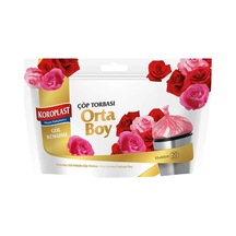 Koroplast Premium Gül Kokulu Orta Boy Çöp Torbası 55 x 60 CM