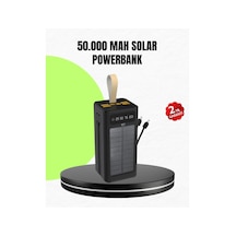 Nrzsnt Güneş Enerjili Powerbank Dijital Göstergeli Taşınabilir Güç Kaynağı Açık