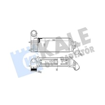Peugeot 406 Turbo Radyatoru 2.0 Hdi 1998-2004 Kale 343600