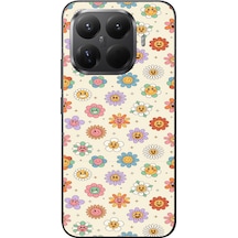 Xiaomi Mi 15t Pro Uyumlu Gülen Çiçekler Baskılı Silikon Kılıf Renkli