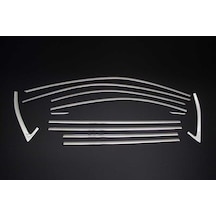 Skoda Superb B7 Uyumlu Cam Çerçevesi Krom 12 Parça 2015 - 2023 Arası Modeller İçin