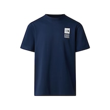 The North Face M Tnf Celebratıon Relaxed Short Sleeve T Erkek Tişört Nf0a8gar8k21 Lacivert