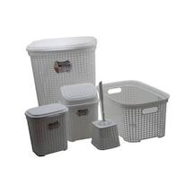 5 Li Çeyiz Seti Banyo Seti Kutulu Royaleks-mrd306-d Çok Renkli