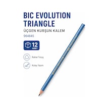 B.ı.c Evolution Triangle Üçgen Kurşun Kalem 964845 12'li Paket Mavi