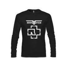 Rammstein - Logo Siyah Erkek Sweatshirt