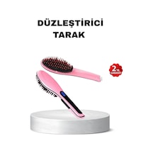 Dijital Ekranlı Seramik Saç Düzleştirici Tarak 5 Kademeli Isı Ayarı İyon Kontrollü