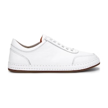 Tamer Tanca Erkek Hakiki Deri Beyaz Sneakers & Spor Ayakkabı 128 265530 Erk Ayk Y25 Beyaz Dr Beyaz