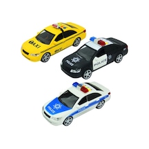 Nessiworld 1:16 Sesli Işıklı Polis Ve Taksi