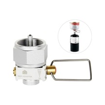 Ankatek Gas Saver Plus Gaz Dönüştürücü Vites Dolum Düz Tank Dönüşüm Adaptörü Kamp Gaz Adaptörü Vana Vi Gümüş Gümüş