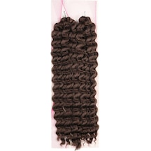 Nice Bulk Afro Su Dalgası Saç - Koyu Kahve