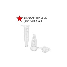 Ependorf Tüp 1,5 Ml, Non Steril 250 Adet / Pk