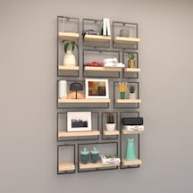 Rafkestir Milano Raf Seti - Model 2 Akçaağaç ( Mat )