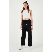 Lela Relaxed Fit Bol Paça Bayan Pantolon 5865826 Siyah
