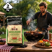 2 Kg Mangal Kömürü - Çıra Hediyeli - Meşe Kömürü Sarı