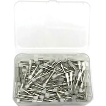 100 Adet Diş Profilaksi Fırçaları Parlatma Parlatıcı Tek Kullanımlık Mandal Tipi Karışık Renkli Plat Leke Çıkarma Ve Cila İçin Kullanılır Coral