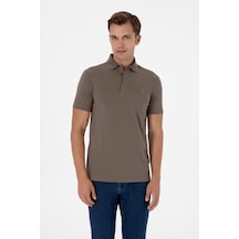 U.s. Polo Assn. Erkek Vizon Tişört Basic 50306015-vr052 Vizon