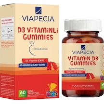 Viapecia Vitamin D3 Gummies 60 Pieces