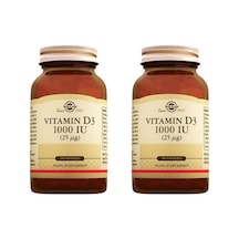 Solgar Vitamin D3 1000 Iu 100 Softjel 2´Li Avantajlı Paket
