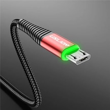 Uslıon 3a Mikro Usb Şarj Kablosu 0.5/1/2 M - Samsung Uyumlu Huawei Xiaomi Tablet Telefonlar İçin Hızlı Şarj Ve Data Syncgökyüzü Mavi0.75 M