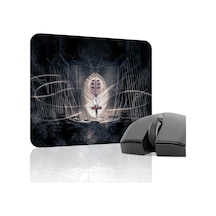 Hollow Knight Silksong Dikişli Kauçuk Oyuncu Mousepad V5 - 22x18 Gaming Mouse Pad