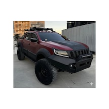 2015+ Nissan Navara Np300 Kaput Üstü Scoop Kaplama Kabartma Koruma Dodik Mat Siyah