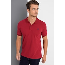 T8561 Dewberry Erkek Tshırt-bordo Bordo