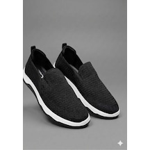 Mcdark Erkek Siyah Beyaz Triko Aqua Yazlık Sneaker Ayakkabı